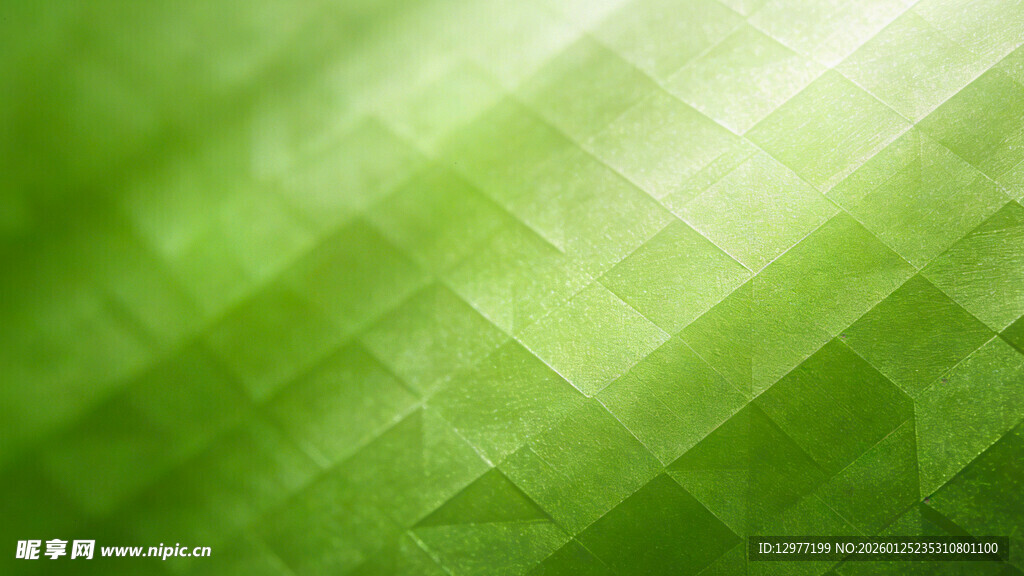 绿色几何图案背景纹理