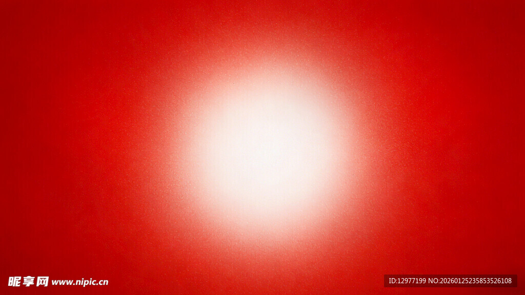 红色光晕背景