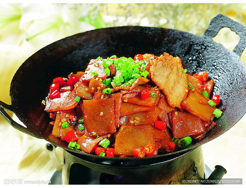 美味干锅肉片