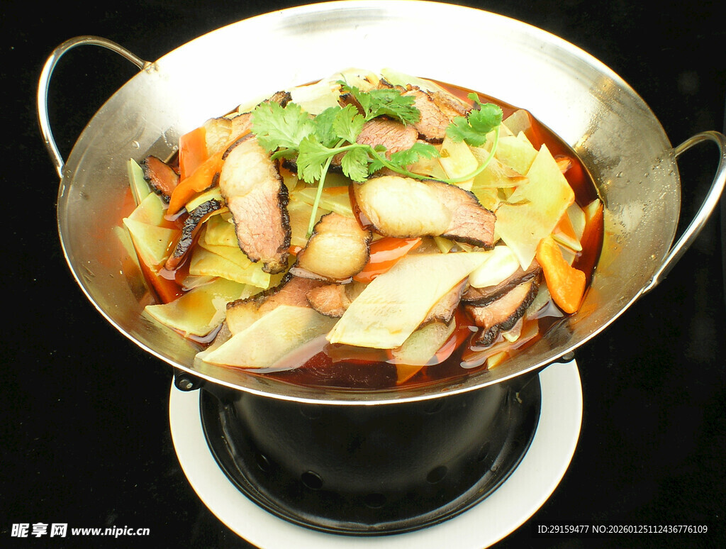 美味火锅食材丰富诱人