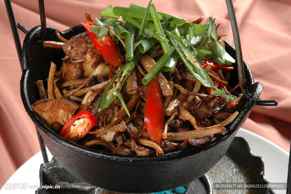 香辣干锅茶树菇