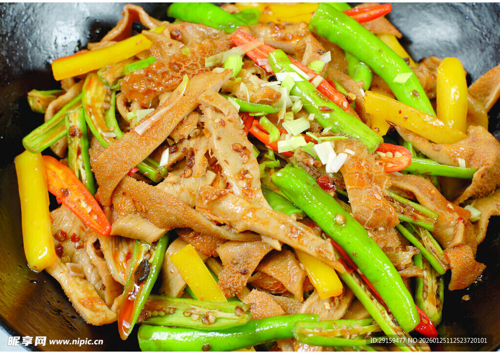 香辣豆皮炒时蔬