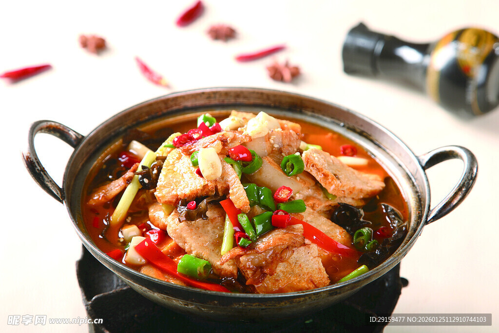 美味香辣干锅鱼片