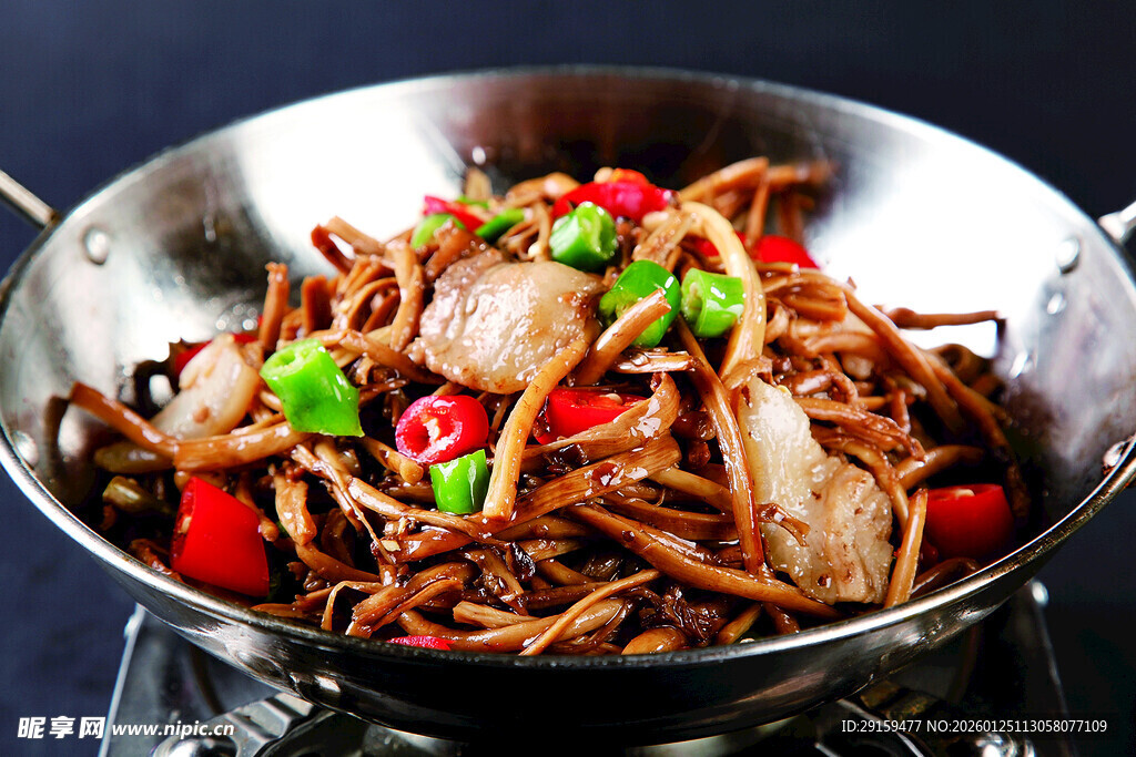 香辣干锅茶树菇