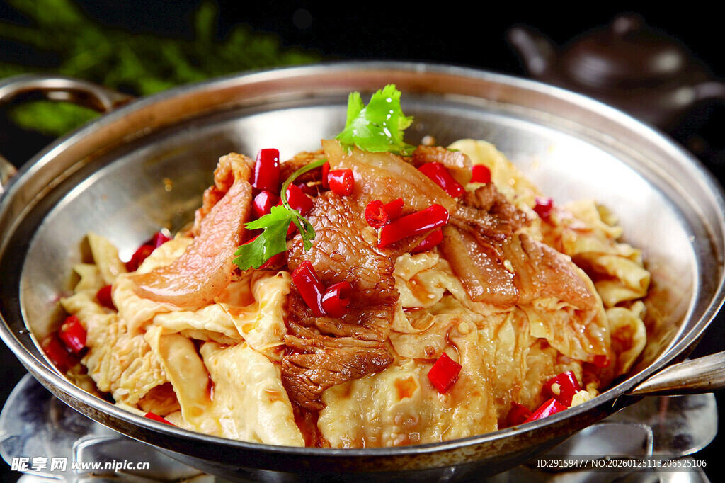 香辣美味干锅豆皮