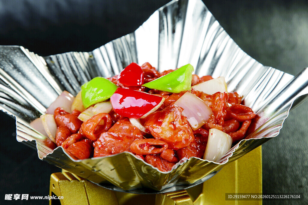 锡纸包裹的美味烤肉