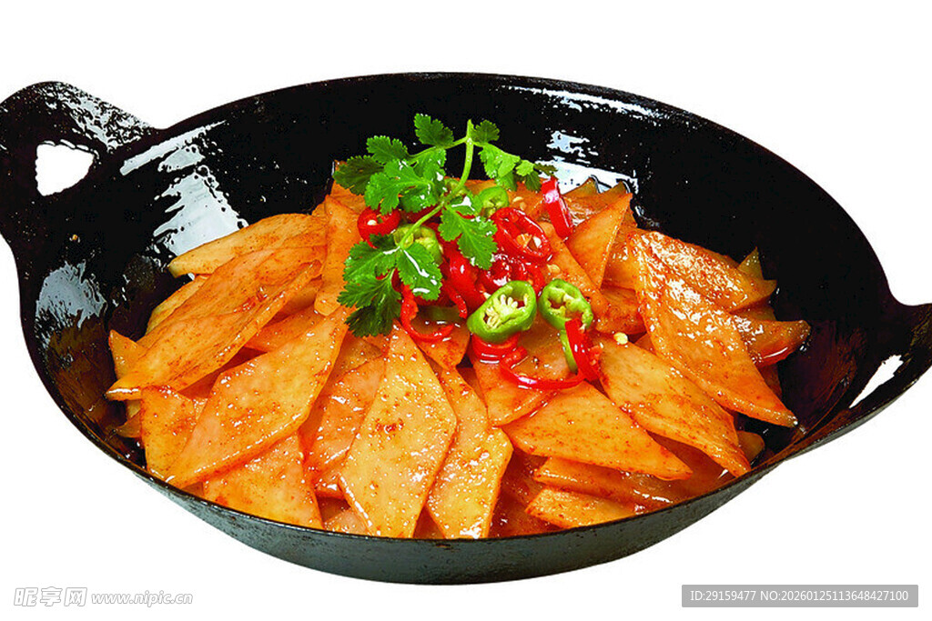 香辣美味干锅土豆片