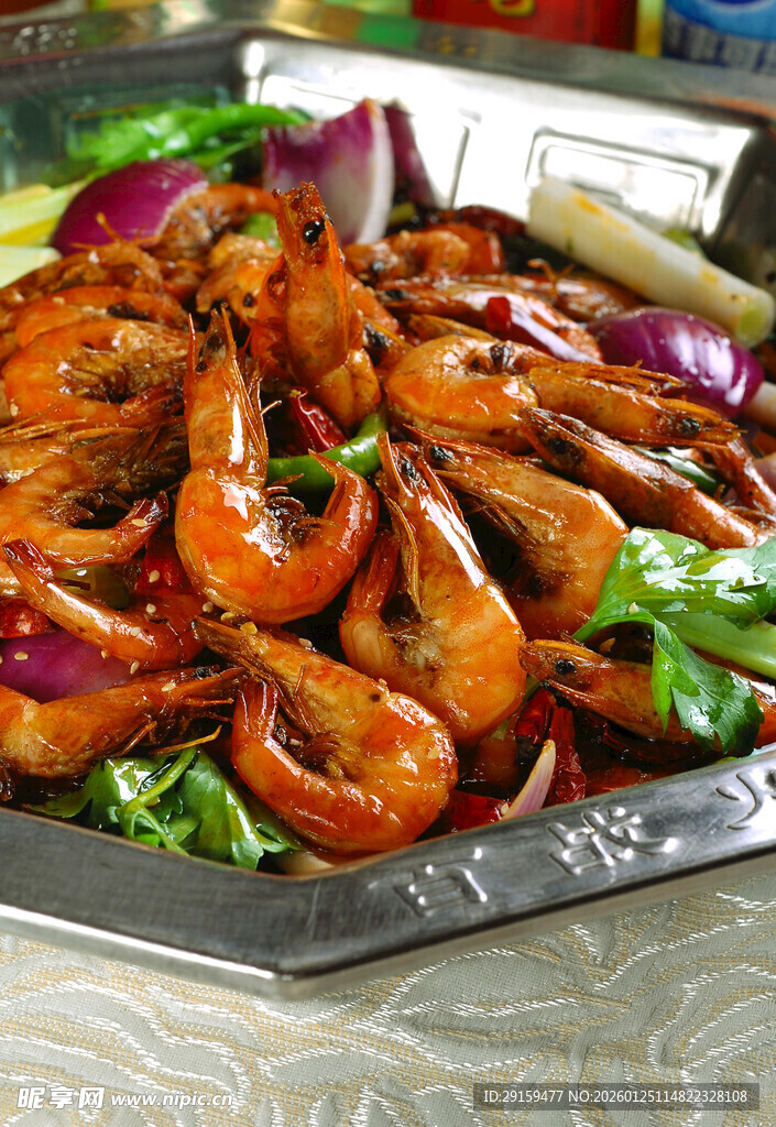 美味小龙虾拼盘