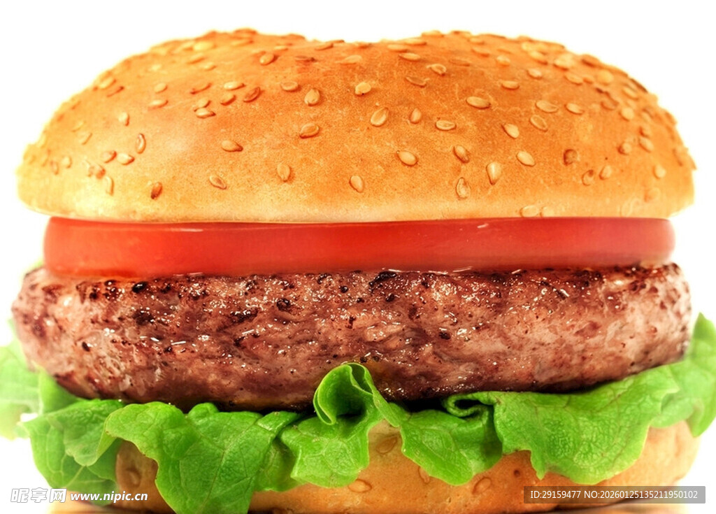 美味双层牛肉汉堡