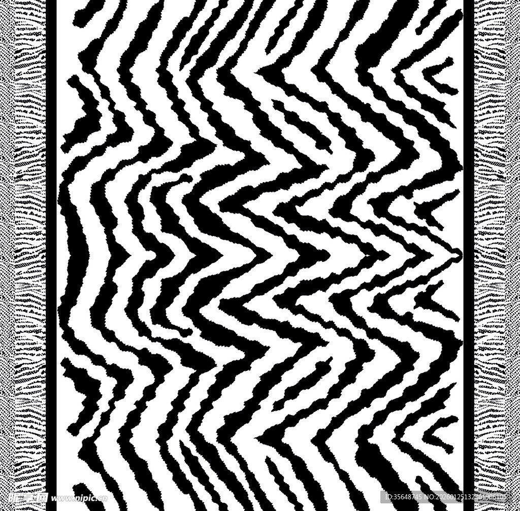 斑马纹图案纹理背景