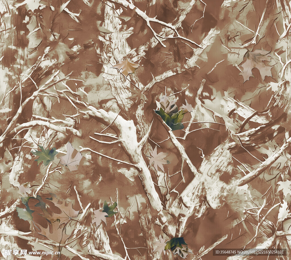 棕色迷彩纹理图案