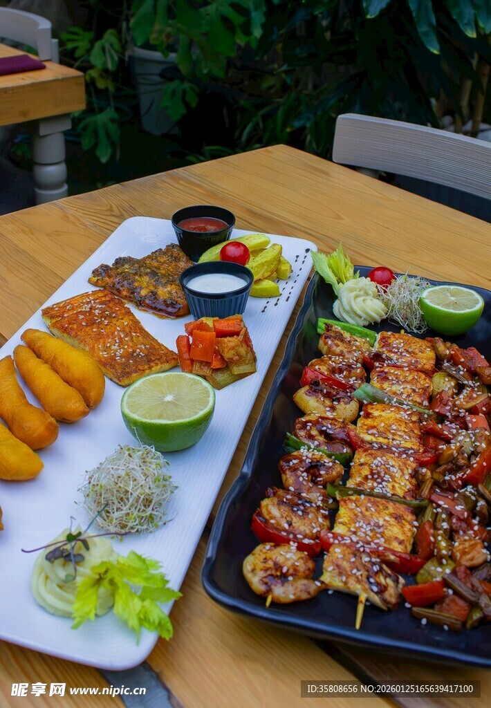 美味烧烤拼盘