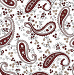 佩斯利花纹图案设计