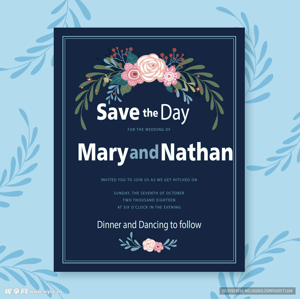 婚礼邀请卡设计