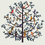 树上群鸟装饰画