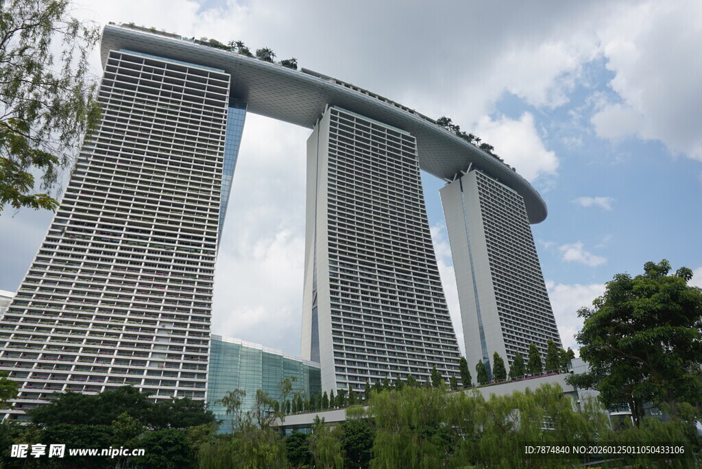 新加坡滨海湾金沙酒店景观