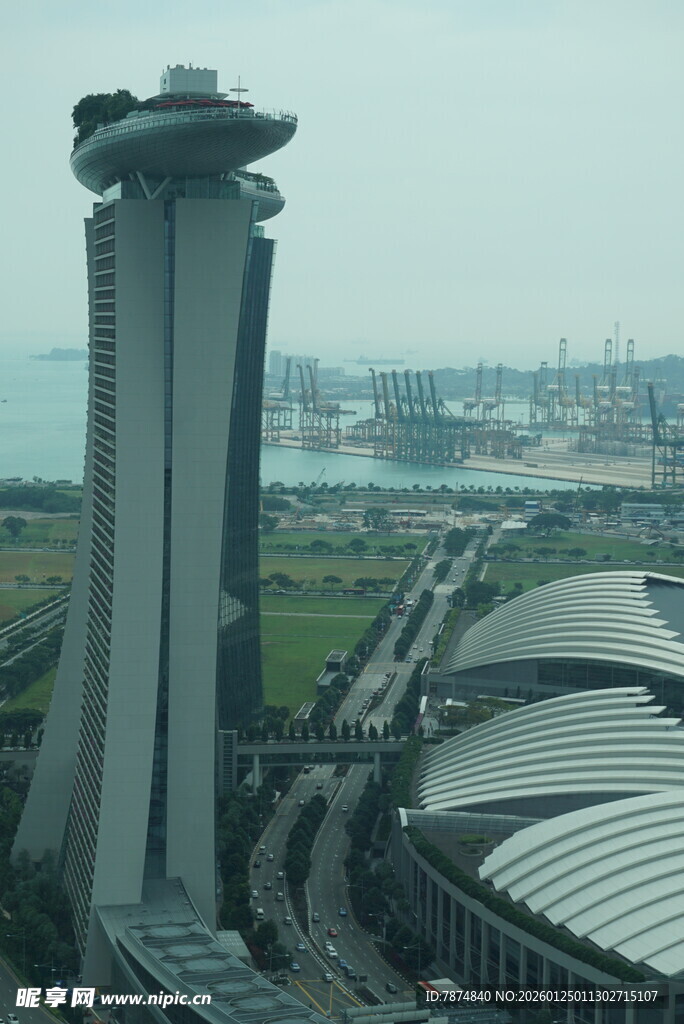 新加坡滨海湾金沙酒店景观