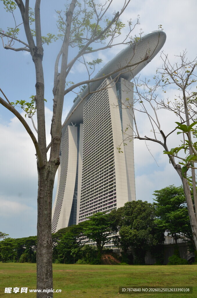 新加坡滨海湾金沙酒店景观