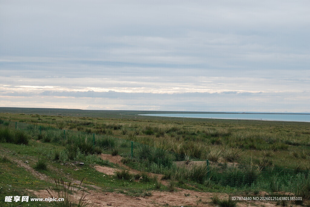 草原远眺天际线美景