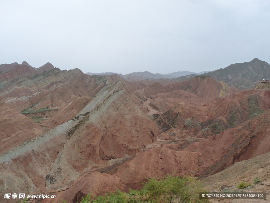 壮丽多彩的丹霞地貌景观