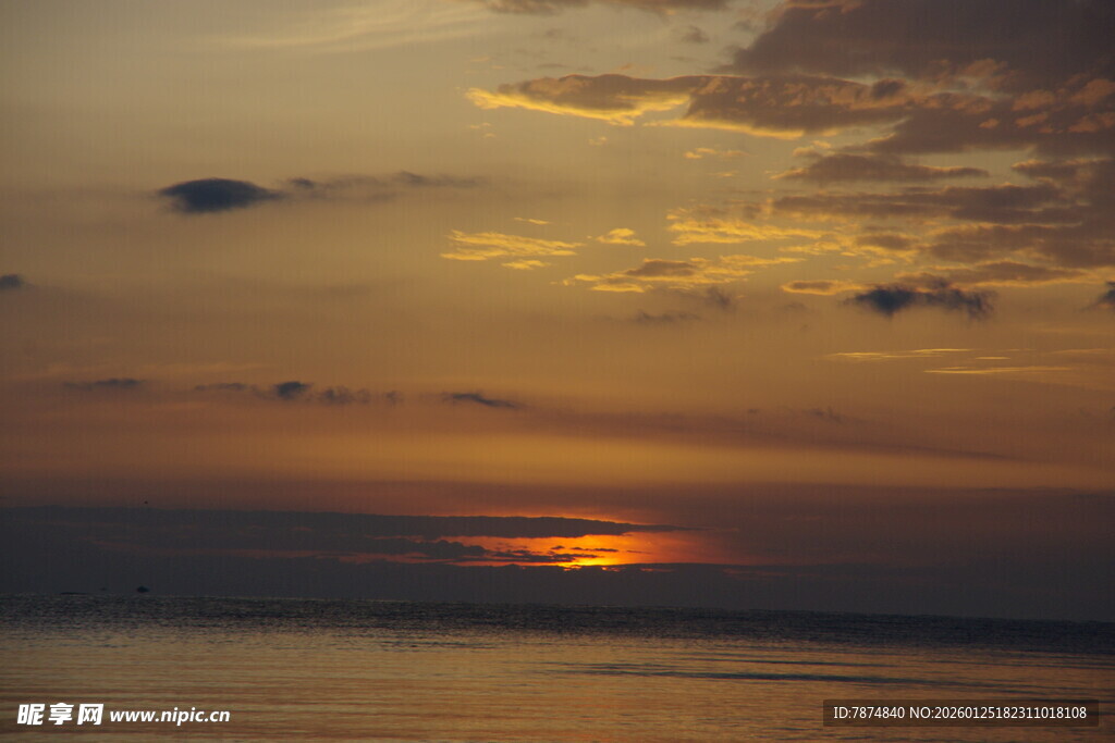 海上日落美景