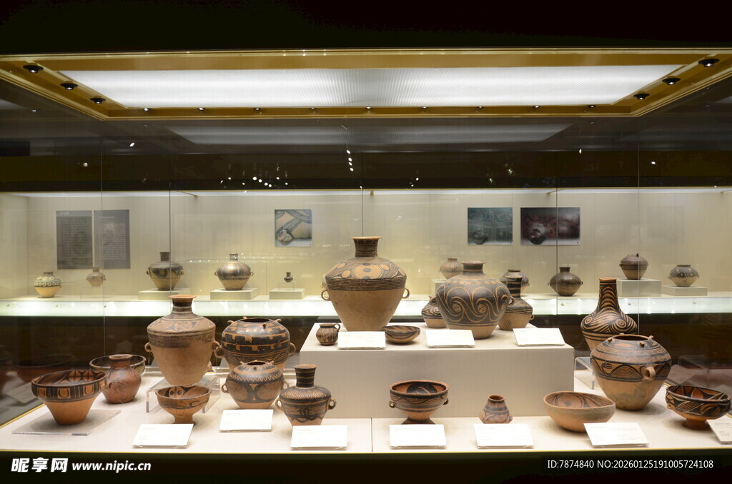 古代陶器展示