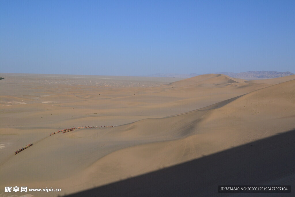 广袤沙漠景观