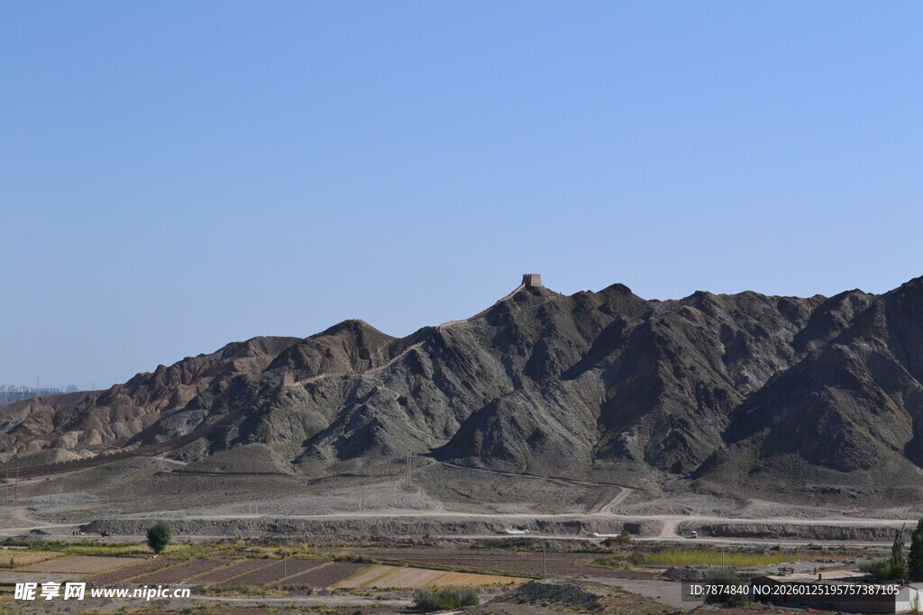 壮丽西北山脉景观
