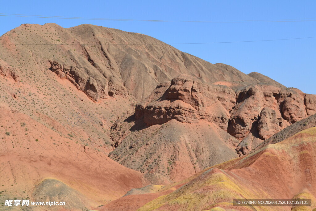 壮丽多彩的丹霞地貌景观