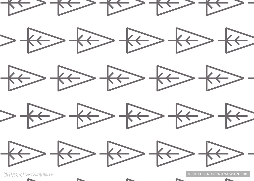 几何三角图案重复排列