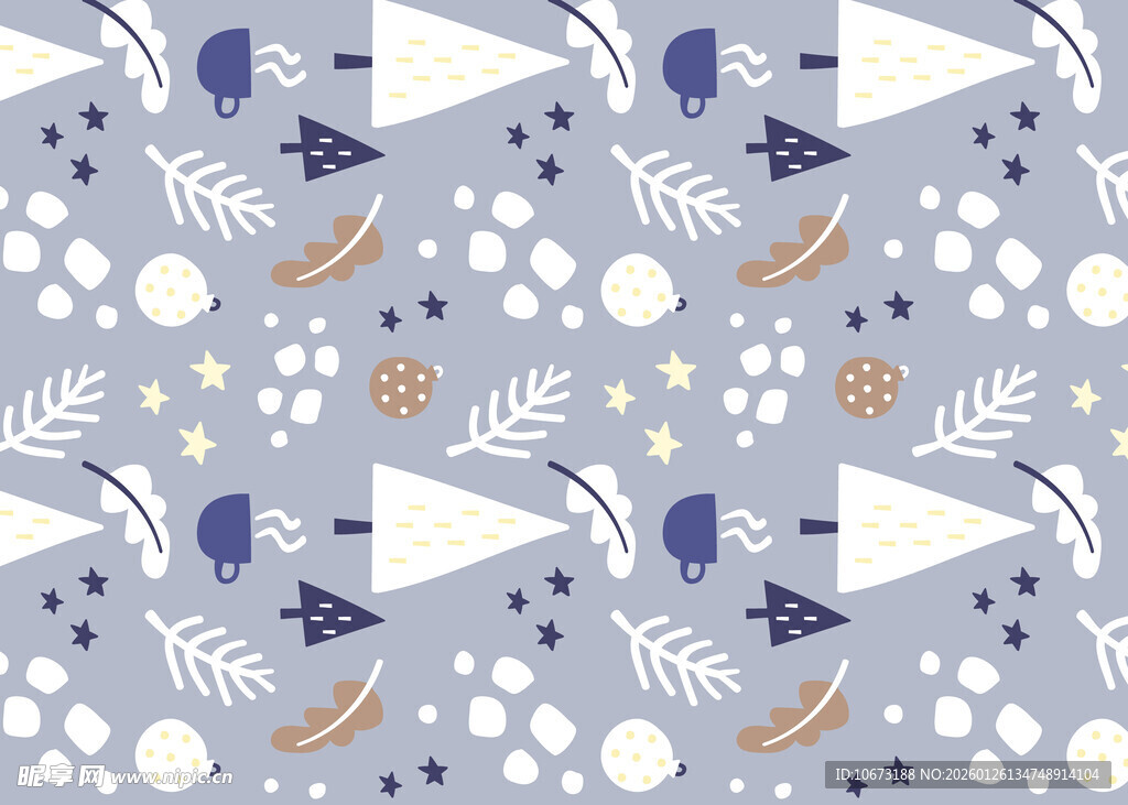 几何图案装饰的清新背景