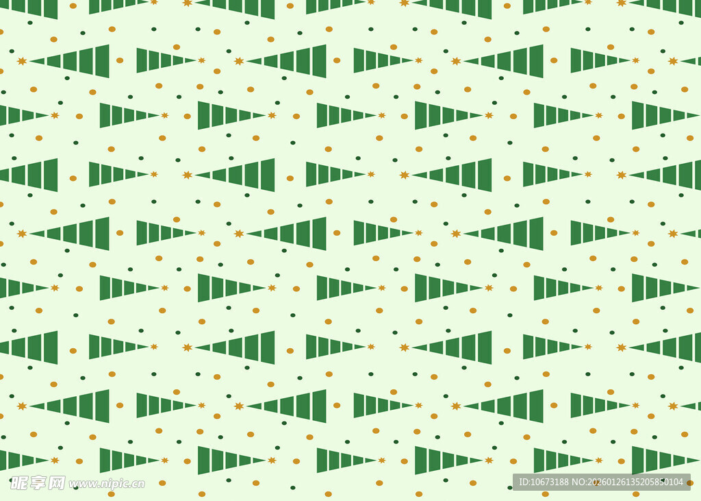 绿色圣诞树图案背景