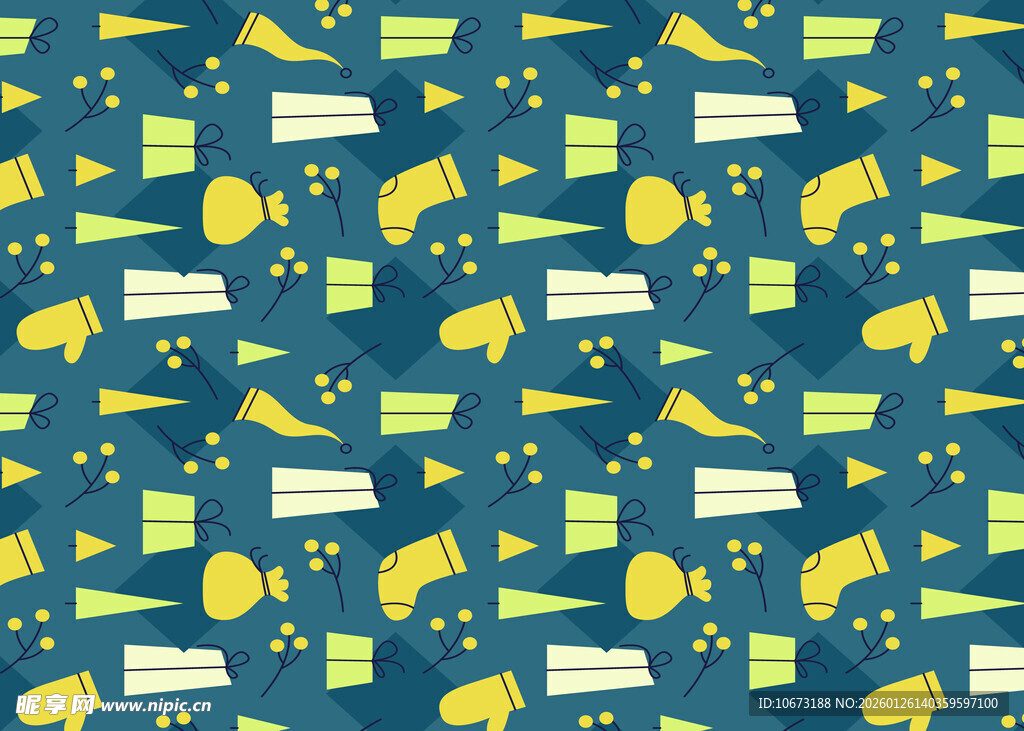 多彩几何图案背景纹理