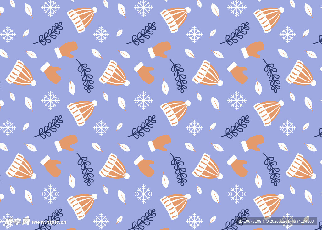 蓝色几何图案无缝背景