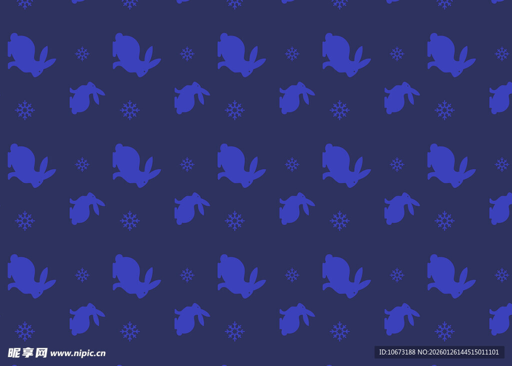 蓝色蝴蝶图案背景纹理