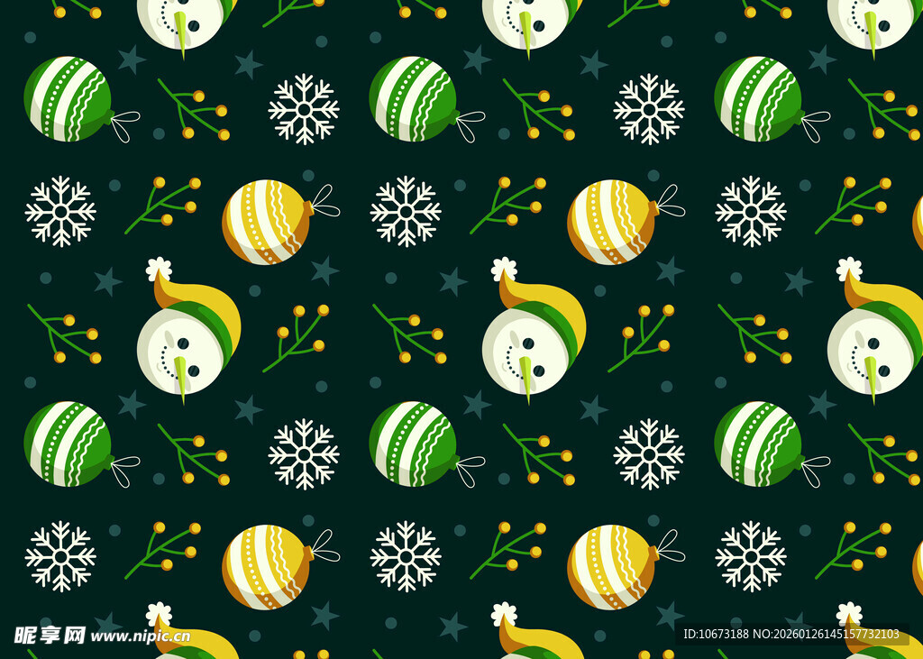 圣诞主题图案背景