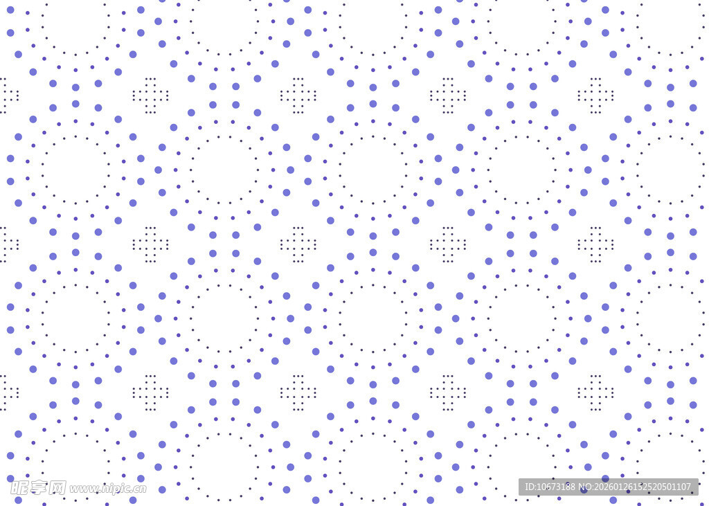 蓝白色点状几何图案背景