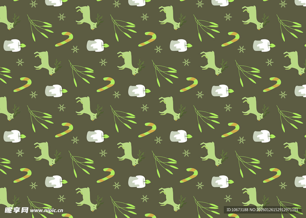 绿色靴子图案背景纹理