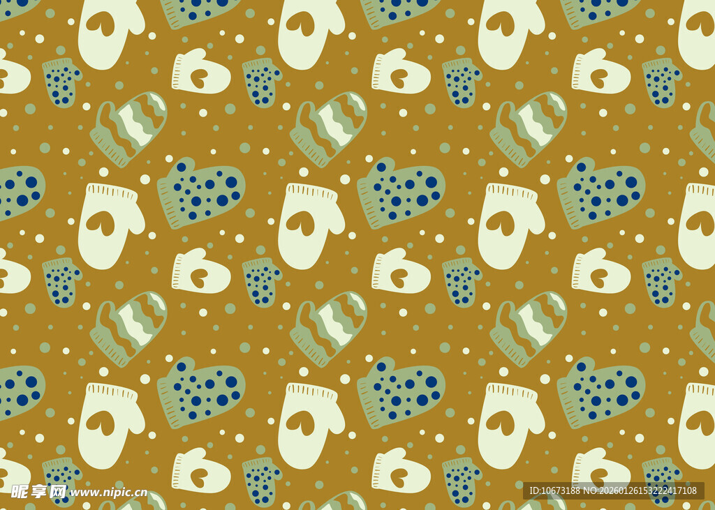 可爱动物图案背景纹理