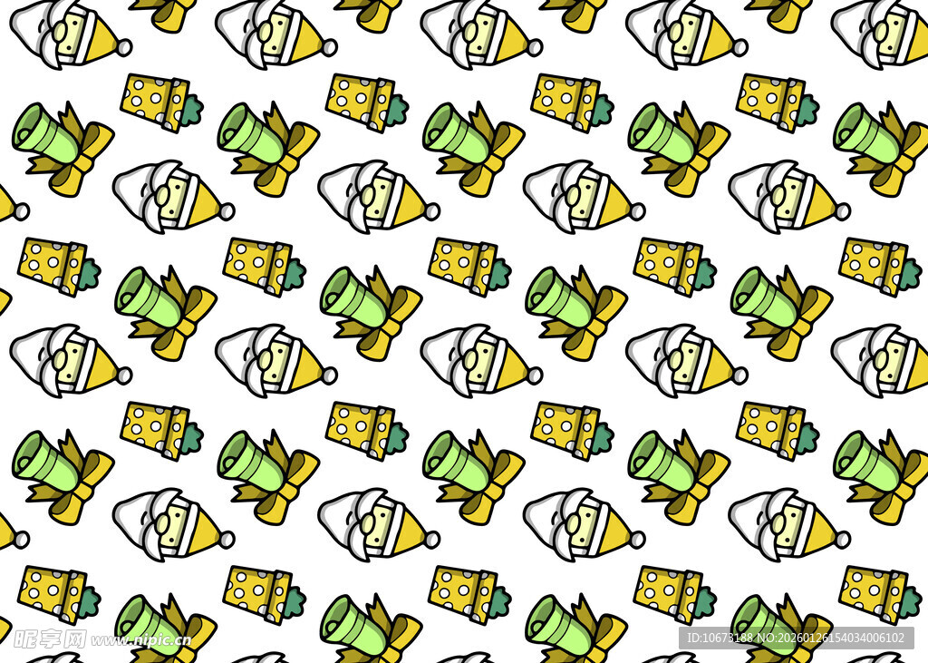 蜜蜂图案背景纹理设计