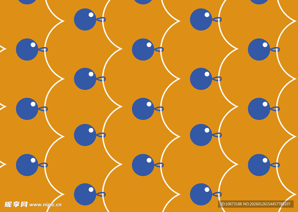 几何图案蓝色黄色背景纹理