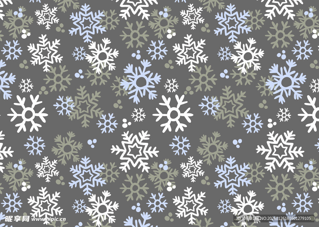 雪花图案背景纹理