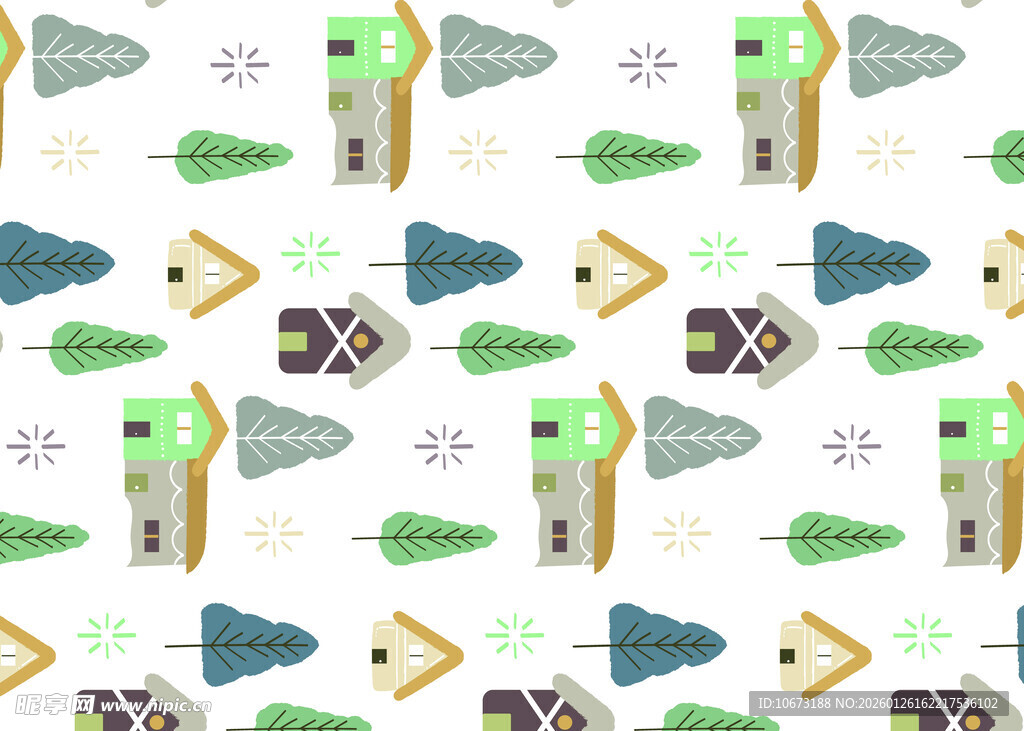 卡通风格电池图案背景图