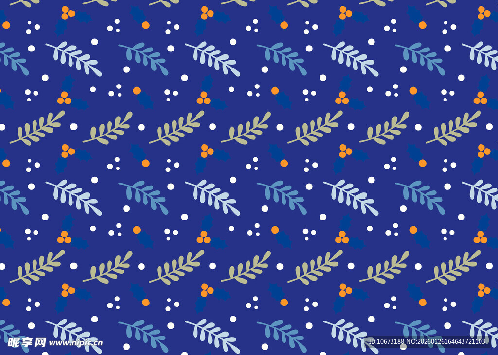 蓝色背景多彩图案纹理