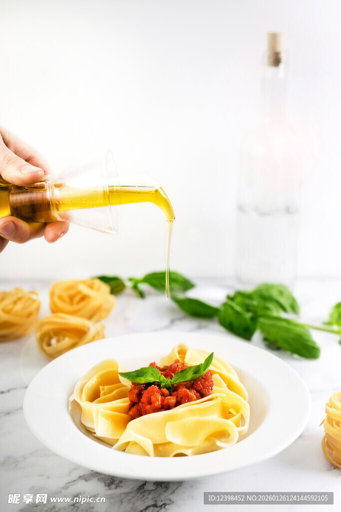 美味意面制作瞬间