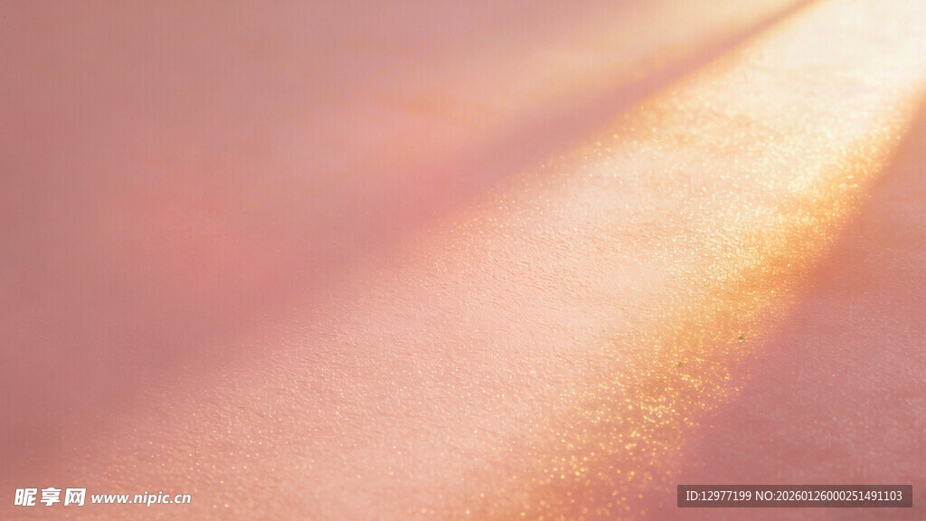 柔和阳光洒下的温暖光影