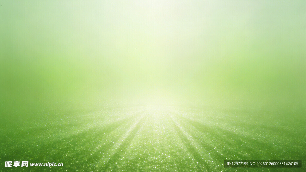 绿色草地与柔和光线背景