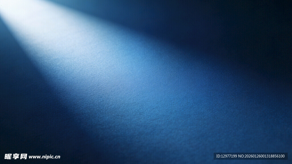 蓝色舞台聚光灯效果