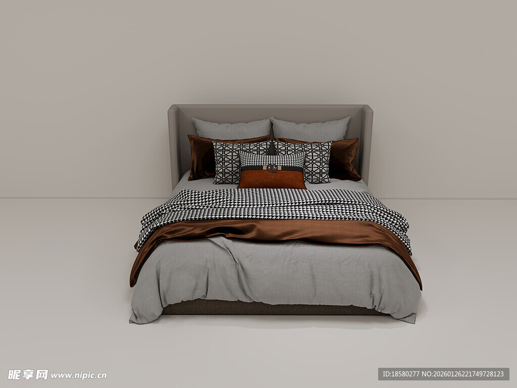 简约风格床品展示