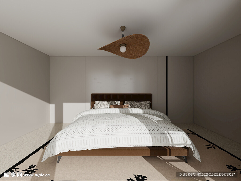 简约现代风格卧室室内设计